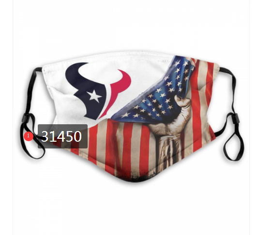 NFL 2020 Houston Texans 136 Dust mask with filter